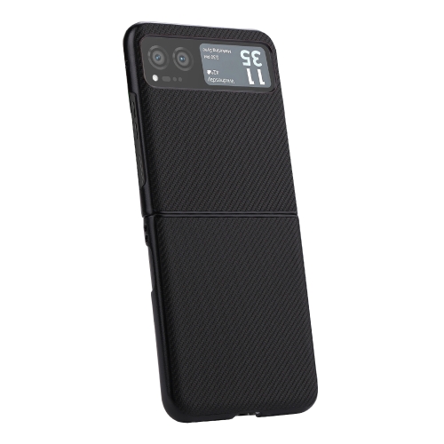 

For Motorola Razr 40 ViLi TC Series Kevlar Carbon Fiber Texture Phone Case(Black)