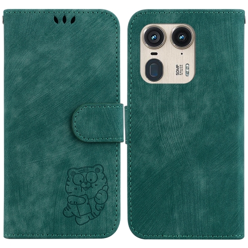 For Motorola Edge 50 Ultra Little Tiger Embossed Leather Phone Case(Green)
For Motorola Edge 50 Ultra Little Tiger Embossed Leather Phone Case(Green)