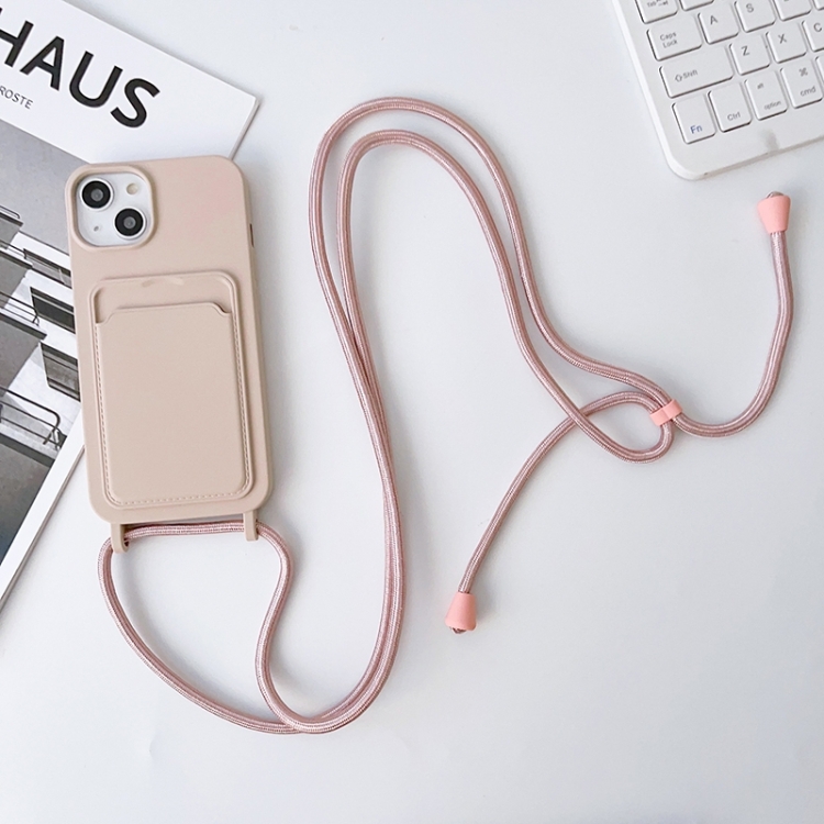 For iPhone 15 Plus Crossbody Lanyard Elastic Silicone Card Holder Phone Case(Pink)
For iPhone 15 Plus Crossbody Lanyard Elastic Silicone Card Holder Phone Case(Pink)