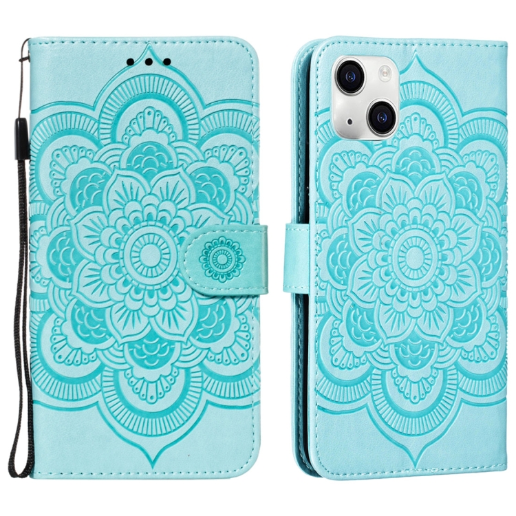 For iPhone 15 Mandala Embossing Pattern Horizontal Flip Leather Phone Case(Green)
For iPhone 15 Mandala Embossing Pattern Horizontal Flip Leather Phone Case(Green)