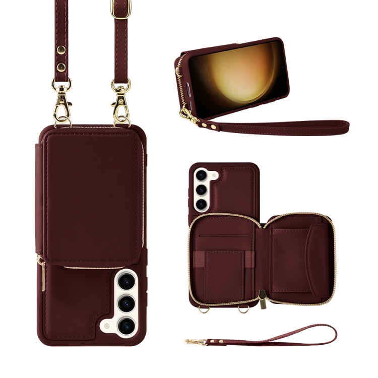 For Samsung Galaxy S23 5G Multifunctional Zipper Wallet RFID Phone Leather Case(Wine Red)
For Samsung Galaxy S23 5G Multifunctional Zipper Wallet RFID Phone Leather Case(Wine Red)