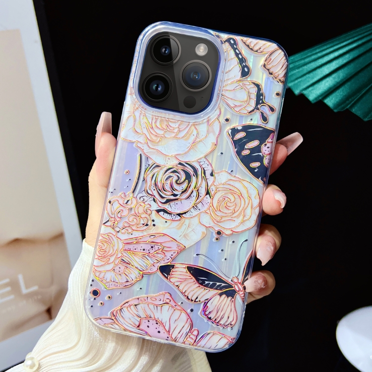 For iPhone 12 Pro Max Electroplated Color Film TPU + PC Phone Case(Black Gold Flowers)
For iPhone 12 Pro Max Electroplated Color Film TPU + PC Phone Case(Black Gold Flowers)