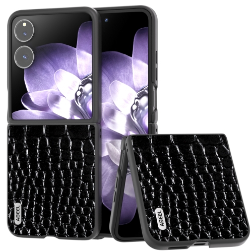 For Xiaomi Mix Flip ABEEL Genuine Leather Crocodile Pattern Black Edge Phone Case(Black)
For Xiaomi Mix Flip ABEEL Genuine Leather Crocodile Pattern Black Edge Phone Case(Black)