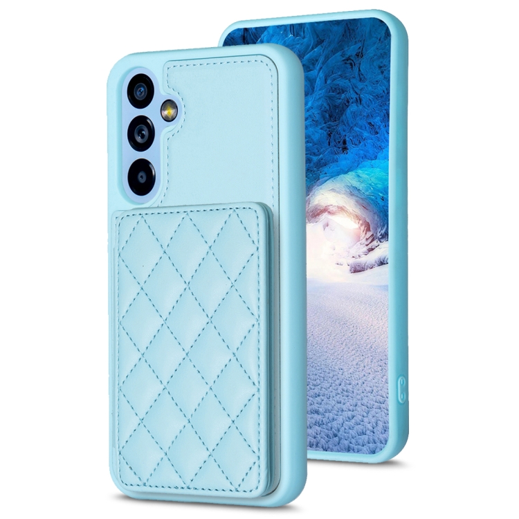 For Samsung Galaxy A14 4G / 5G BF25 Square Plaid Card Bag Holder Phone Case(Blue)
For Samsung Galaxy A14 4G / 5G BF25 Square Plaid Card Bag Holder Phone Case(Blue)