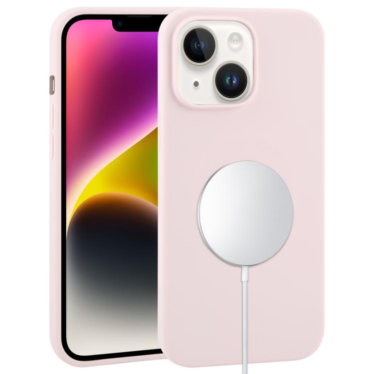 For iPhone 14 Plus Liquid Silicone Full Coverage MagSafe Phone Case(Light Pink)
For iPhone 14 Plus Liquid Silicone Full Coverage MagSafe Phone Case(Light Pink)