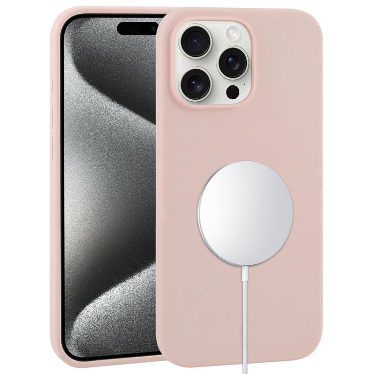 For iPhone 15 Pro Max Liquid Silicone Full Coverage MagSafe Phone Case(Pink Sand)
For iPhone 15 Pro Max Liquid Silicone Full Coverage MagSafe Phone Case(Pink Sand)