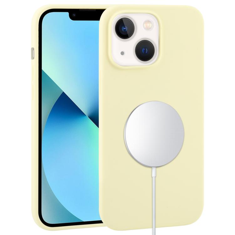 For iPhone 13 Liquid Silicone Full Coverage MagSafe Phone Case(Light Yellow)
For iPhone 13 Liquid Silicone Full Coverage MagSafe Phone Case(Light Yellow)