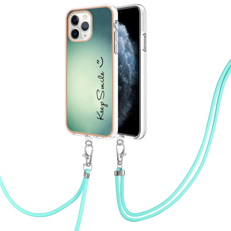 For iPhone 11 Pro Max Electroplating Dual-side IMD Phone Case with Lanyard(Smile)
For iPhone 11 Pro Max Electroplating Dual-side IMD Phone Case with Lanyard(Smile)