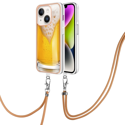 For iPhone 15 Electroplating Dual-side IMD Phone Case with Lanyard(Draft Beer)
For iPhone 15 Electroplating Dual-side IMD Phone Case with Lanyard(Draft Beer)