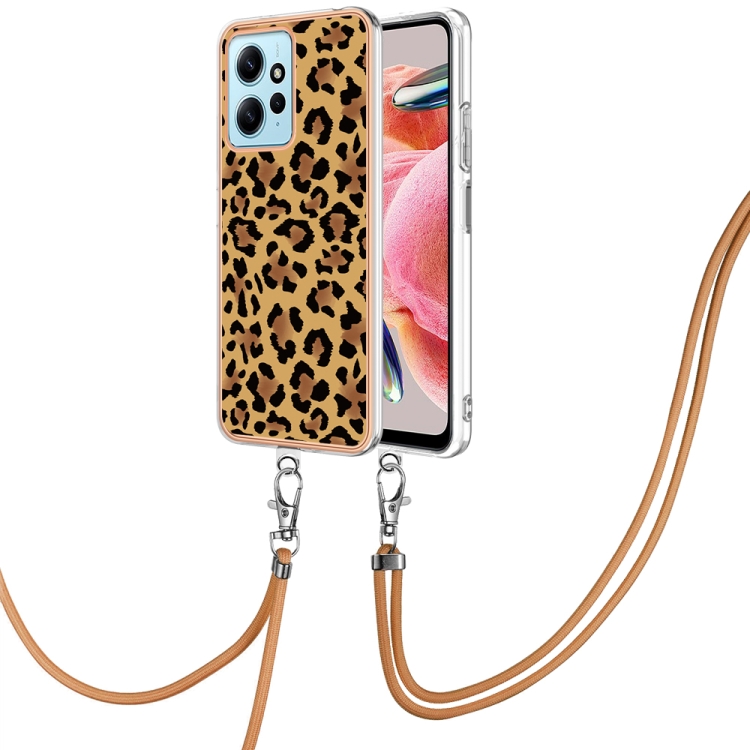 For Xiaomi Redmi Note 12 4G Electroplating Dual-side IMD Phone Case with Lanyard(Leopard Print)
For Xiaomi Redmi Note 12 4G Electroplating Dual-side IMD Phone Case with Lanyard(Leopard Print)