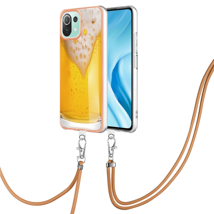 For Xiaomi Mi 11 Lite Electroplating Dual-side IMD Phone Case with Lanyard(Draft Beer)
For Xiaomi Mi 11 Lite Electroplating Dual-side IMD Phone Case with Lanyard(Draft Beer)
