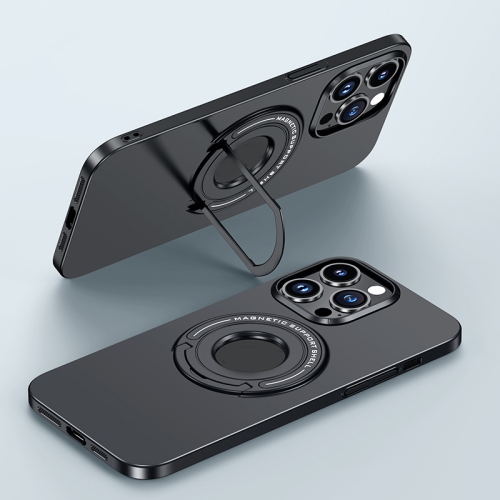 For iPhone 15 Pro Max Matte Magsafe Magnetic Phone Case with Trolley Holder(Black)
For iPhone 15 Pro Max Matte Magsafe Magnetic Phone Case with Trolley Holder(Black)