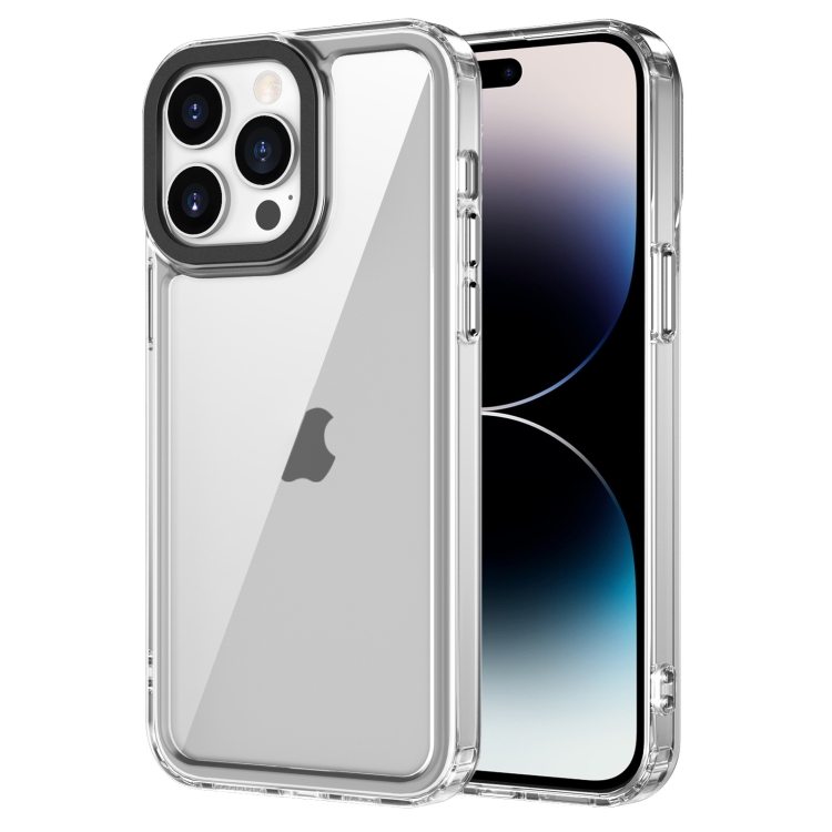 For iPhone 15 Pro Transparent Acrylic + TPU Shockproof Phone Case(Transparent)
For iPhone 15 Pro Transparent Acrylic + TPU Shockproof Phone Case(Transparent)