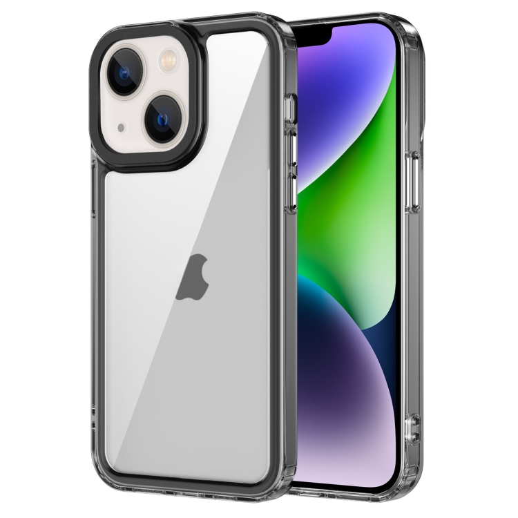 For iPhone 15 Transparent Acrylic + TPU Shockproof Phone Case(Transparent Black)
For iPhone 15 Transparent Acrylic + TPU Shockproof Phone Case(Transparent Black)