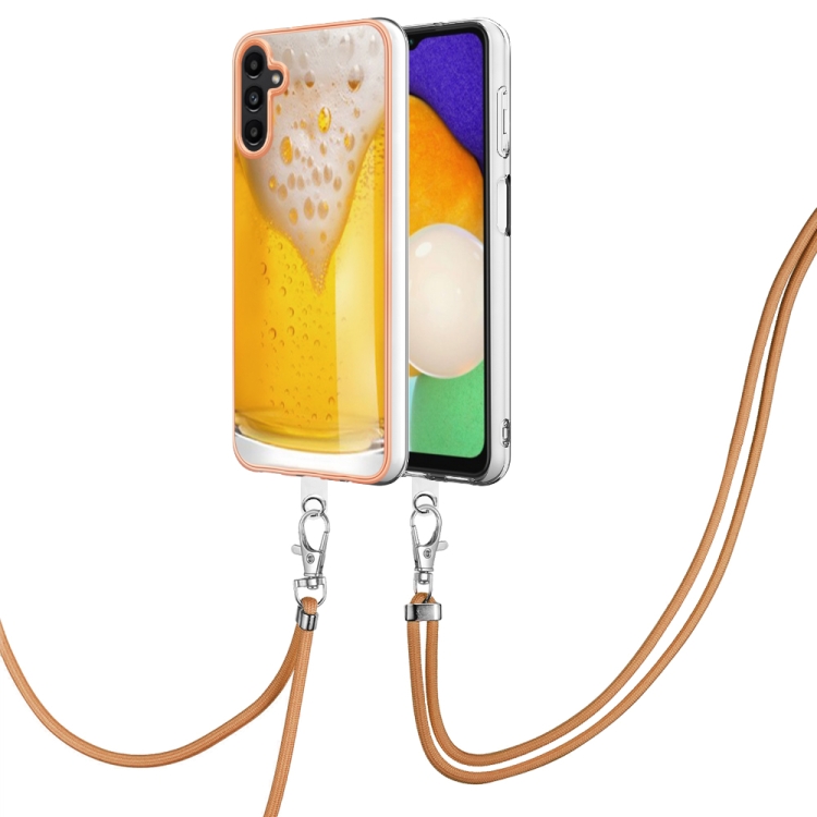 For Samsung Galaxy A33 5G Electroplating Dual-side IMD Phone Case with Lanyard(Draft Beer)
For Samsung Galaxy A33 5G Electroplating Dual-side IMD Phone Case with Lanyard(Draft Beer)