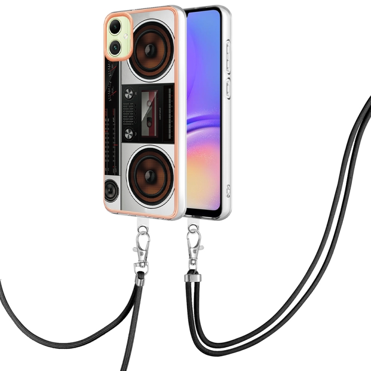 For Samsung Galaxy A05 Electroplating Dual-side IMD Phone Case with Lanyard(Retro Radio)
For Samsung Galaxy A05 Electroplating Dual-side IMD Phone Case with Lanyard(Retro Radio)