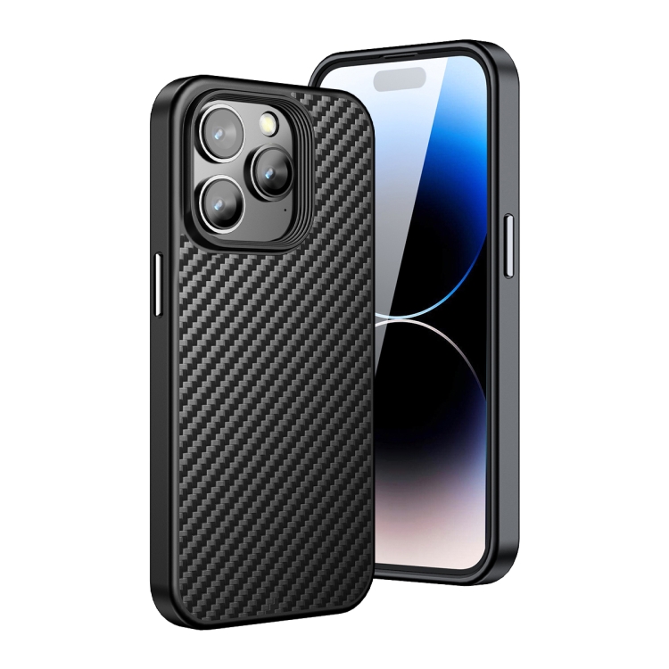 For iPhone 15 Pro Max wlons Magsafe Carbon Fiber Kevlar TPU Phone Case(Black)
For iPhone 15 Pro Max wlons Magsafe Carbon Fiber Kevlar TPU Phone Case(Black)