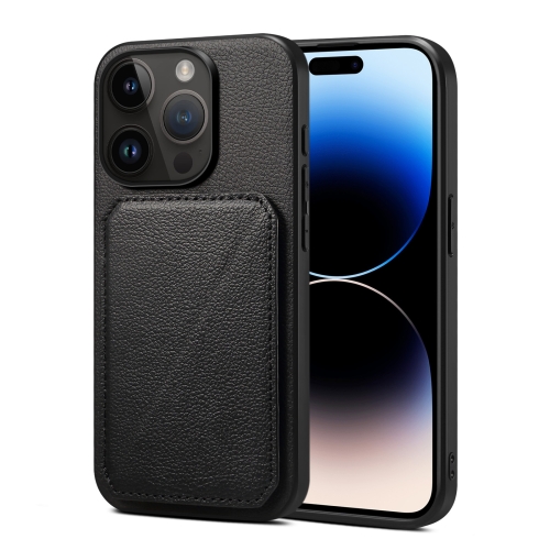 For iPhone 15 Pro Max Imitation Calfskin Leather Back Phone Case with Holder(Black)
For iPhone 15 Pro Max Imitation Calfskin Leather Back Phone Case with Holder(Black)