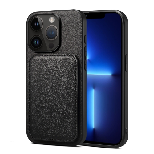 For iPhone 13 Pro Imitation Calfskin Leather Back Phone Case with Holder(Black)
For iPhone 13 Pro Imitation Calfskin Leather Back Phone Case with Holder(Black)