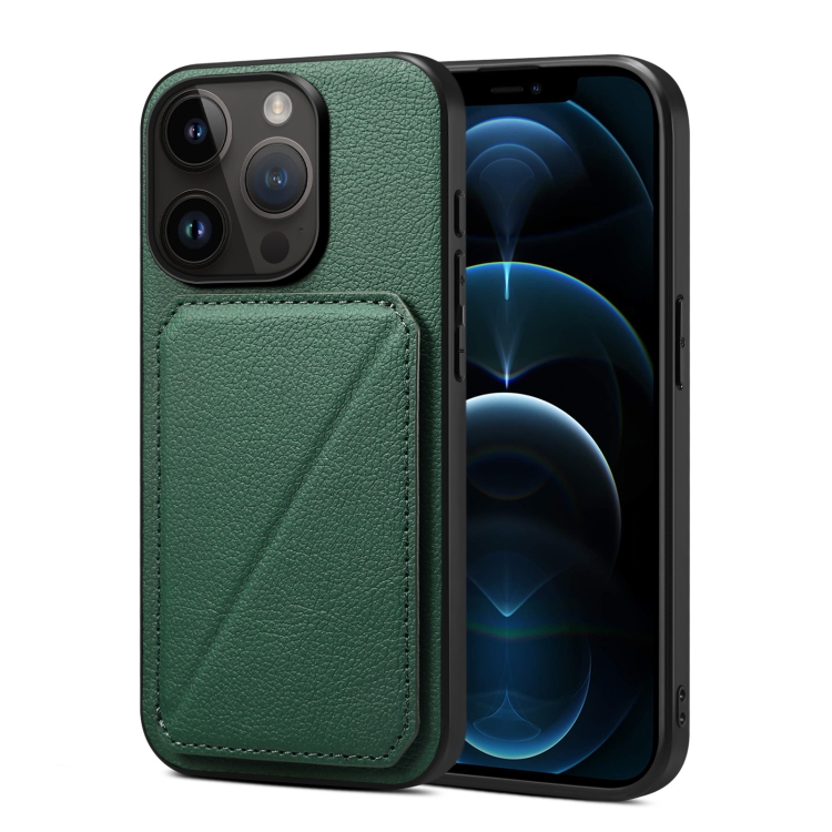 For iPhone 12 Pro Max Imitation Calfskin Leather Back Phone Case with Holder(Green)
For iPhone 12 Pro Max Imitation Calfskin Leather Back Phone Case with Holder(Green)