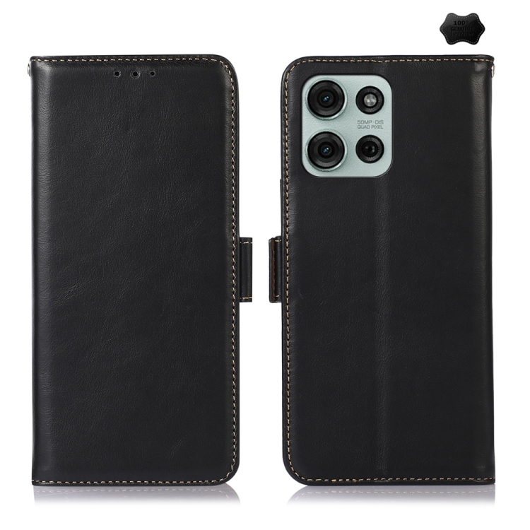 For Motorola Moto G75 5G Magnetic Crazy Horse Texture Genuine Leather Phone Case(Black)
For Motorola Moto G75 5G Magnetic Crazy Horse Texture Genuine Leather Phone Case(Black)