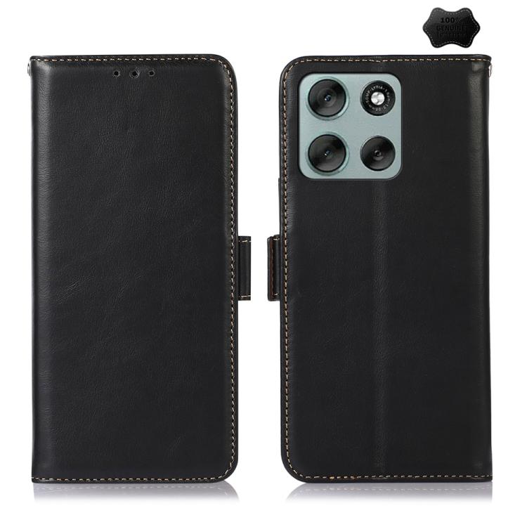 For Motorola Moto G56 5G Magnetic Crazy Horse Texture Genuine Leather Phone Case(Black)
For Motorola Moto G56 5G Magnetic Crazy Horse Texture Genuine Leather Phone Case(Black)