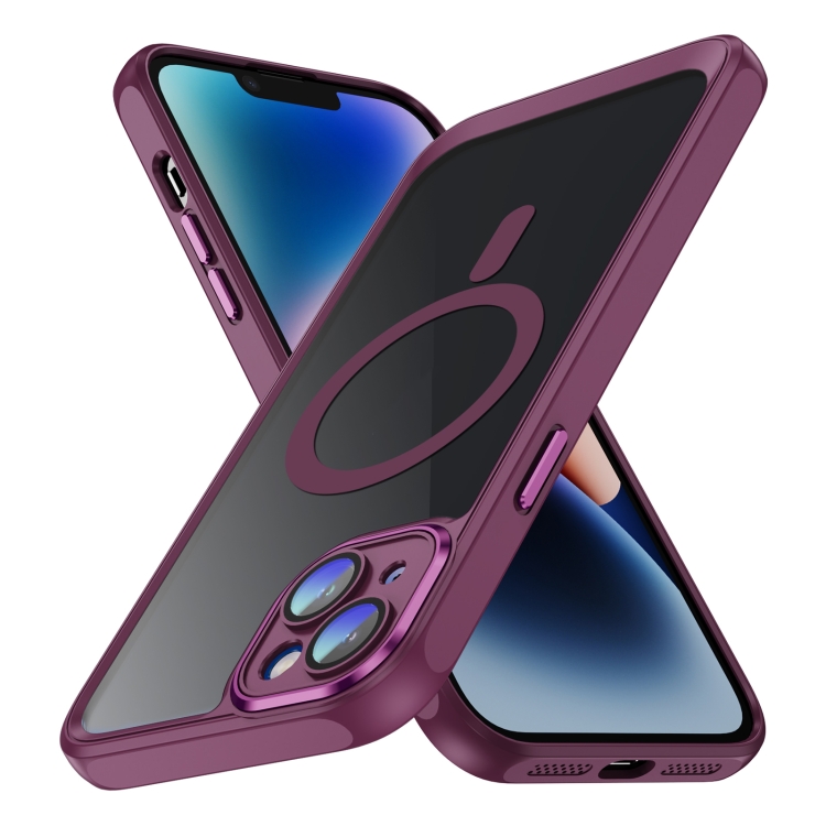For iPhone 14 Plus MagSafe Magnetic PC + TPU Phone Case with Lens Film(Rose Red)
For iPhone 14 Plus MagSafe Magnetic PC + TPU Phone Case with Lens Film(Rose Red)
