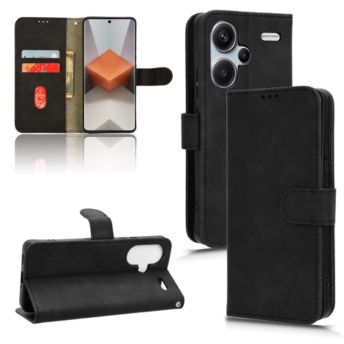 For Xiaomi Redmi Note 13 Pro+ Skin Feel Magnetic Flip Leather Phone Case(Black)
For Xiaomi Redmi Note 13 Pro+ Skin Feel Magnetic Flip Leather Phone Case(Black)