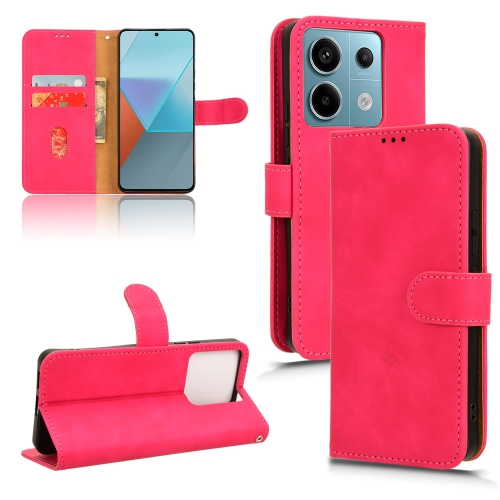For Xiaomi Redmi Note 13 Pro 5G Skin Feel Magnetic Flip Leather Phone Case(Rose Red)
For Xiaomi Redmi Note 13 Pro 5G Skin Feel Magnetic Flip Leather Phone Case(Rose Red)