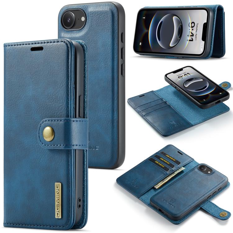 For iPhone 16e DG.MING Crazy Horse Texture Detachable Magnetic Leather Phone Case(Blue)
For iPhone 16e DG.MING Crazy Horse Texture Detachable Magnetic Leather Phone Case(Blue)