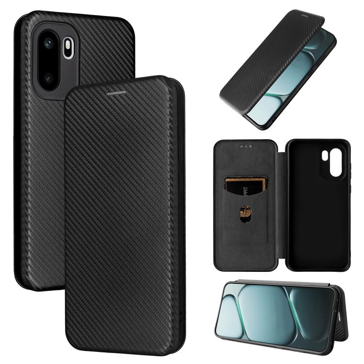 For OnePlus Ace 6 Carbon Fiber Texture Flip Leather Phone Case(Black)
For OnePlus Ace 6 Carbon Fiber Texture Flip Leather Phone Case(Black)