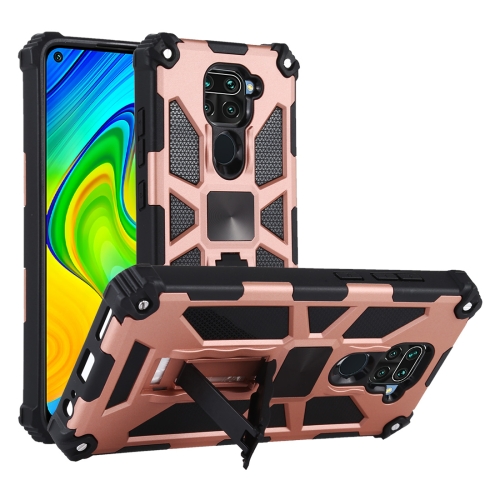 For Xiaomi Redmi Note 9 Shockproof TPU + PC Magnetic Protective Case with Holder(Rose Red)
For Xiaomi Redmi Note 9 Shockproof TPU + PC Magnetic Protective Case with Holder(Rose Red)