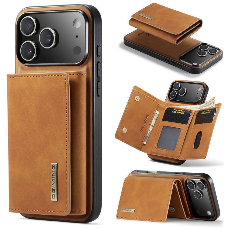 For iPhone 17 Pro DG.MING M1 Series 3-Fold Multi Card Wallet Leather Phone Case(Brown)
For iPhone 17 Pro DG.MING M1 Series 3-Fold Multi Card Wallet Leather Phone Case(Brown)