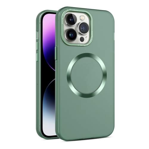 For iPhone 13 Pro Max CD Texture MagSafe Frosted Translucent Phone Case(Green)
For iPhone 13 Pro Max CD Texture MagSafe Frosted Translucent Phone Case(Green)