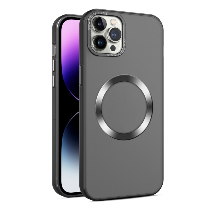 For iPhone 11 Pro Max CD Texture MagSafe Frosted Translucent Phone Case(Black)
For iPhone 11 Pro Max CD Texture MagSafe Frosted Translucent Phone Case(Black)