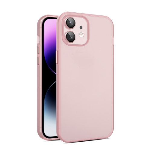 

For iPhone 11 Eagle Eye CD Texture Lens Skin Feel Matte Phone Case(Pink)