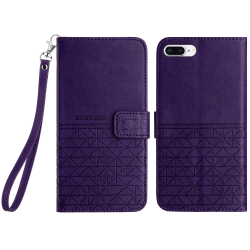 For iPhone 8 Plus / 7 Plus Rhombic Texture Leather Phone Case with Lanyard(Purple)
For iPhone 8 Plus / 7 Plus Rhombic Texture Leather Phone Case with Lanyard(Purple)