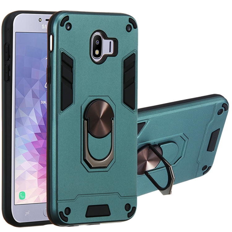 For Samsung Galaxy J4 (2018) 2 in 1 Armour Series PC + TPU Protective Case with Ring Holder(Green)
For Samsung Galaxy J4 (2018) 2 in 1 Armour Series PC + TPU Protective Case with Ring Holder(Green)