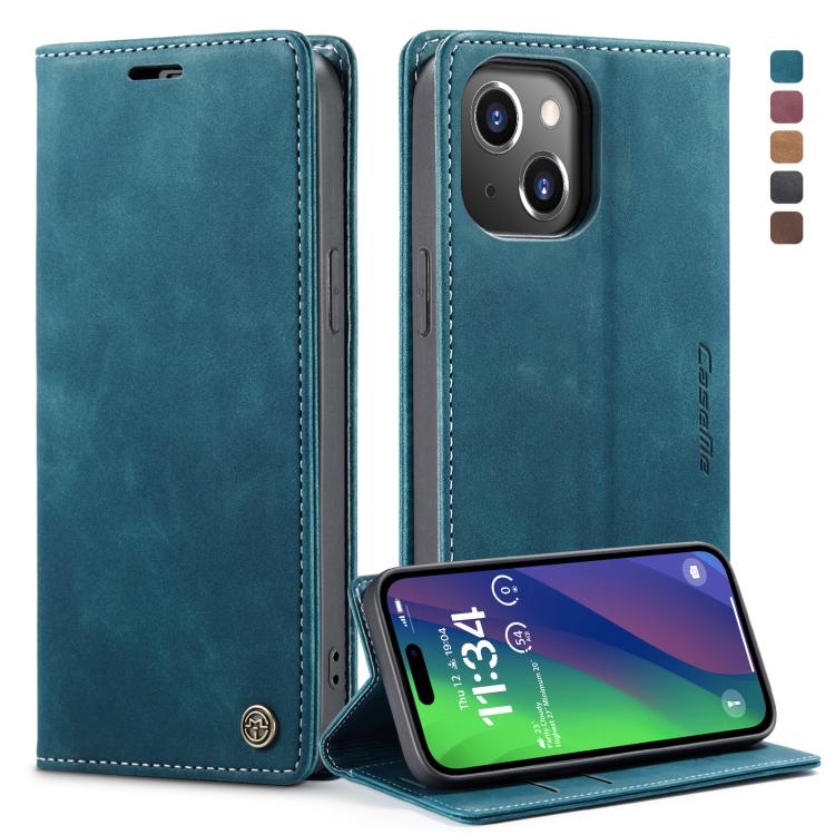 For iPhone 15 Plus CaseMe 013 Multifunctional Horizontal Flip Leather Phone Case(Blue)
For iPhone 15 Plus CaseMe 013 Multifunctional Horizontal Flip Leather Phone Case(Blue)