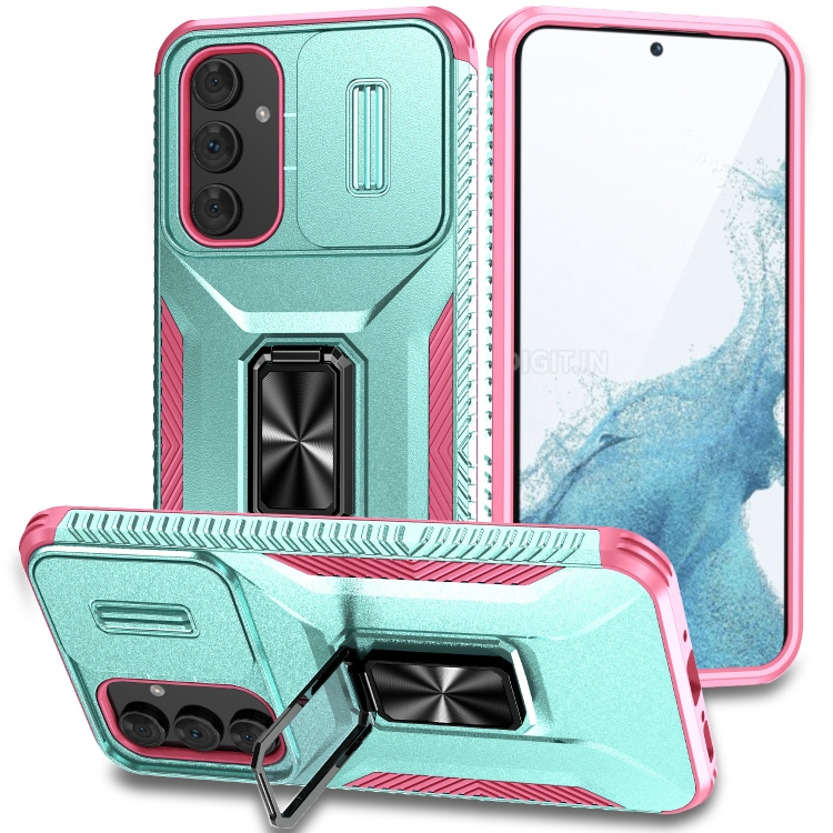 For Samsung Galaxy A54 5G Sliding Camshield Holder Phone Case(Grey Green + Pink)
For Samsung Galaxy A54 5G Sliding Camshield Holder Phone Case(Grey Green + Pink)
