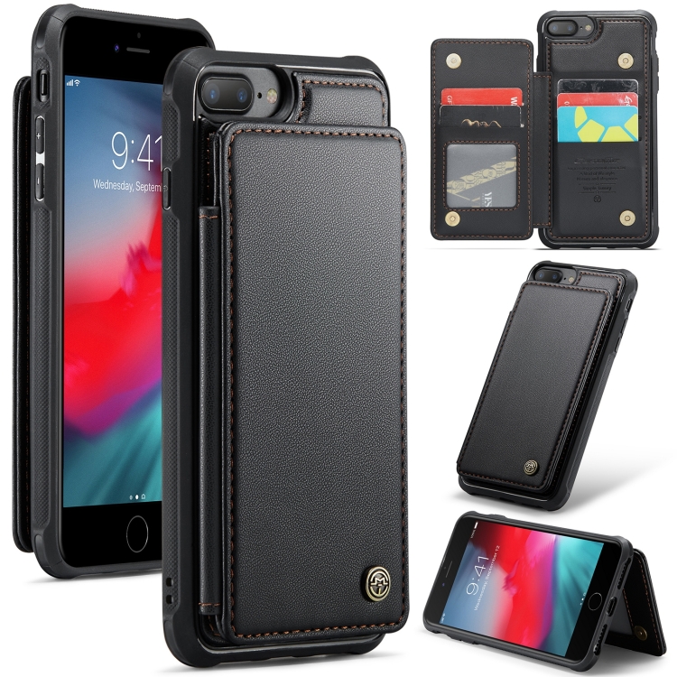For iPhone 8 Plus / 7 Plus CaseMe C22 Card Slots Holder RFID Anti-theft Phone Case(Black)
For iPhone 8 Plus / 7 Plus CaseMe C22 Card Slots Holder RFID Anti-theft Phone Case(Black)
