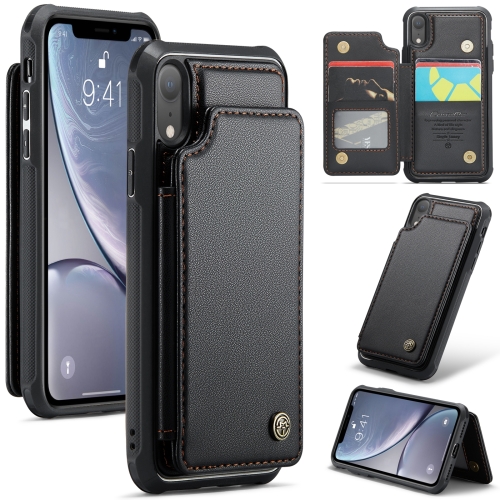 For iPhone XR CaseMe C22 Card Slots Holder RFID Anti-theft Phone Case(Black)
For iPhone XR CaseMe C22 Card Slots Holder RFID Anti-theft Phone Case(Black)
