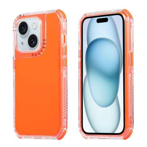 For iPhone 15 Dreamland 3 in 1 Solid Color Transparent Frame PC + TPU Phone Case(Orange)
For iPhone 15 Dreamland 3 in 1 Solid Color Transparent Frame PC + TPU Phone Case(Orange)