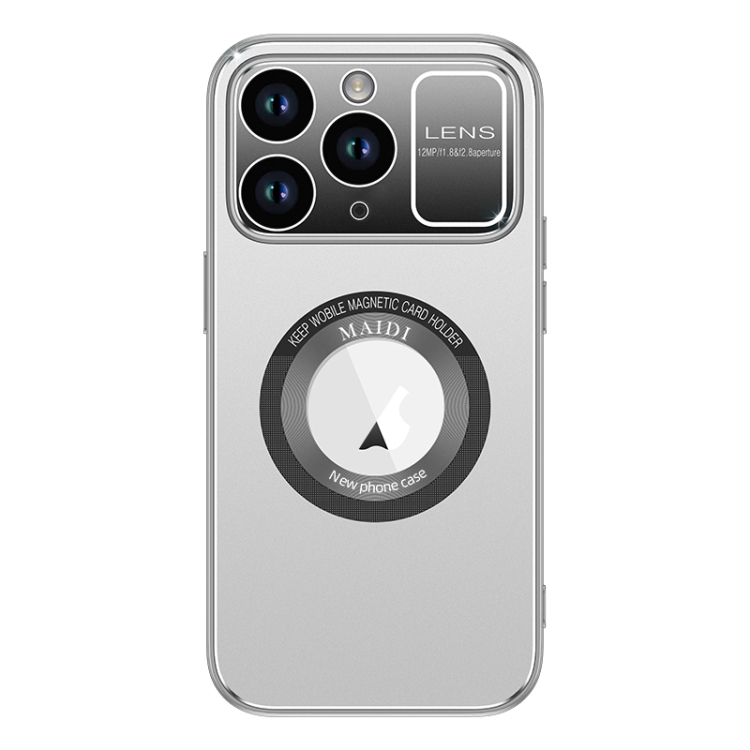 For iPhone 11 Pro Max Large Window MagSafe Skin Feel PC Phone Case(Silver Gray)
For iPhone 11 Pro Max Large Window MagSafe Skin Feel PC Phone Case(Silver Gray)