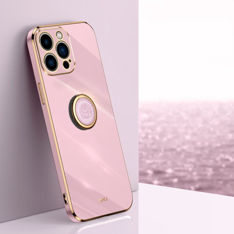 For iPhone 15 Pro Max XINLI Straight Edge 6D Electroplate TPU Phone Case with Ring Holder(Cherry Purple)
For iPhone 15 Pro Max XINLI Straight Edge 6D Electroplate TPU Phone Case with Ring Holder(Cherry Purple)