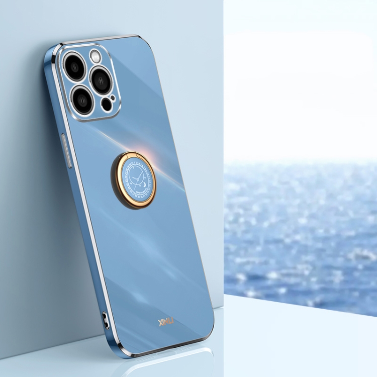 For iPhone 15 Pro XINLI Straight Edge 6D Electroplate TPU Phone Case with Ring Holder(Celestial Blue)
For iPhone 15 Pro XINLI Straight Edge 6D Electroplate TPU Phone Case with Ring Holder(Celestial Blue)