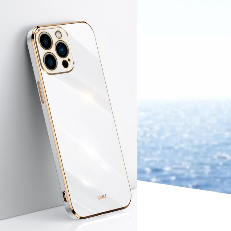 For iPhone 15 Pro Max XINLI Straight Edge 6D Electroplate TPU Phone Case(White)
For iPhone 15 Pro Max XINLI Straight Edge 6D Electroplate TPU Phone Case(White)