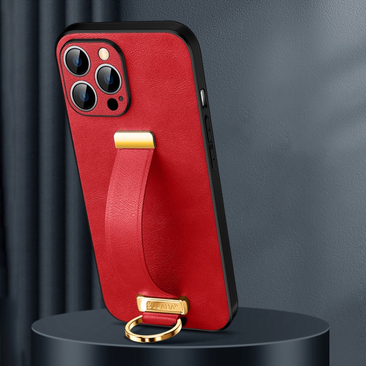 For iPhone 15 Pro Max SULADA Tide Cool Series PC + Leather Texture Skin Feel Phone Case(Red)
For iPhone 15 Pro Max SULADA Tide Cool Series PC + Leather Texture Skin Feel Phone Case(Red)
