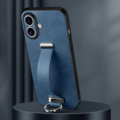 For iPhone 16 Plus SULADA Tide Cool Series PC + Leather Texture Skin Feel Phone Case(Blue)
For iPhone 16 Plus SULADA Tide Cool Series PC + Leather Texture Skin Feel Phone Case(Blue)