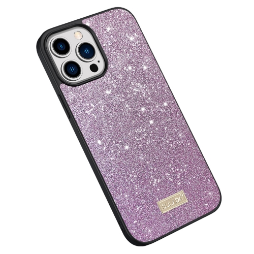 For iPhone 15 Pro SULADA Glittery PC + TPU + Handmade Leather Phone Case(Purple)
For iPhone 15 Pro SULADA Glittery PC + TPU + Handmade Leather Phone Case(Purple)